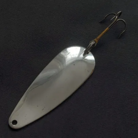 Vintage Weber Gypsy King 0, 2/5oz nickel fishing spoon #22381