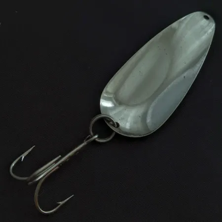 Vintage Worth Chippewa, 3/5oz nickel fishing spoon #22385