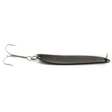 Vintage Hicks Tackle, 2/5oz Black fishing spoon #22390