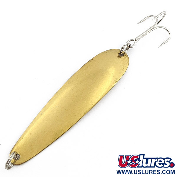 Vintage   Hicks Tackle, 2/5oz gold fishing spoon #23485