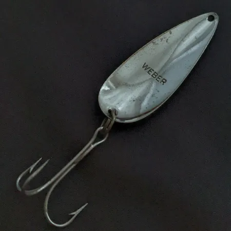 Vintage Weber, 3/4oz nickel fishing spoon #22393