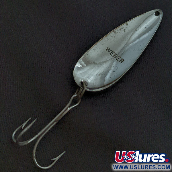 Vintage   Weber, 3/4oz nickel fishing spoon #22393