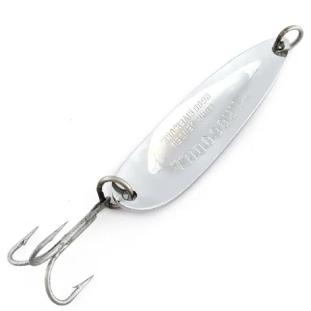 Vintage Luhr Jensen Krocodile #5, 1 1/2oz nickel fishing spoon #22397