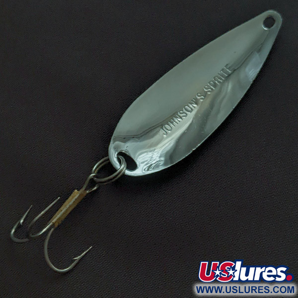 Vintage   Johnson Sprite, 1/3oz nickel fishing spoon #22401