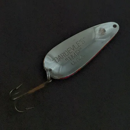 Vintage Eppinger Dardevle's Imp (1950s), 2/5oz Red Devle fishing spoon #22404