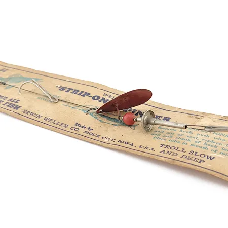 Weller Strip-On Spinner №44, 1/4oz nickel spinning lure #22405