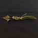 Vintage   Nemire Lures Spoon Buzzer rattl, 1/2oz gold fishing spoon #22410