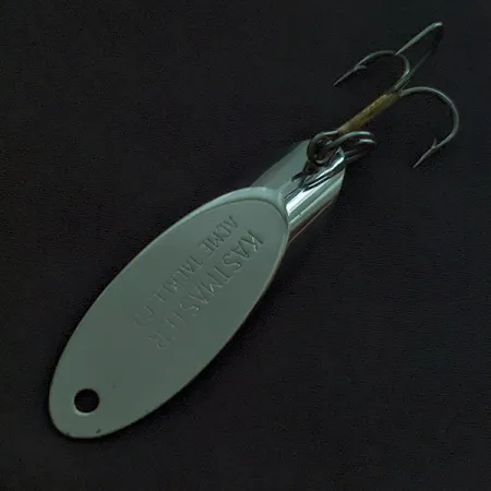 Vintage Acme Kastmaster, 1/2oz nickel fishing spoon #22413