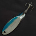 Vintage  Acme Kastmaster, 2 3/4oz nickel/blue fishing spoon #22423