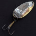 Vintage  Seneca Little Cleo (Hula Girl), 2/3oz nickel/gold fishing spoon #22426