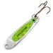 Vintage   Hopkins Smoothie, 2/5oz nickel/green fishing spoon #22460