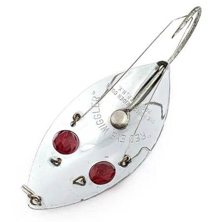 Vintage Hofschneider Red Eye Wiggler Weedless, 1oz fishing spoon #22466