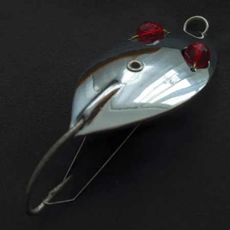 Vintage Hofschneider Red Eye Wiggler Weedless, 1oz fishing spoon #22466