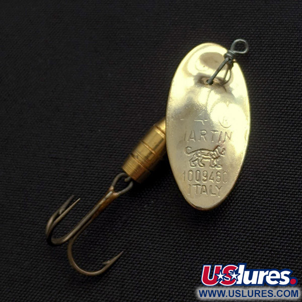 Vintage   Panther Martin 4, 1/8oz gold spinning lure #22467