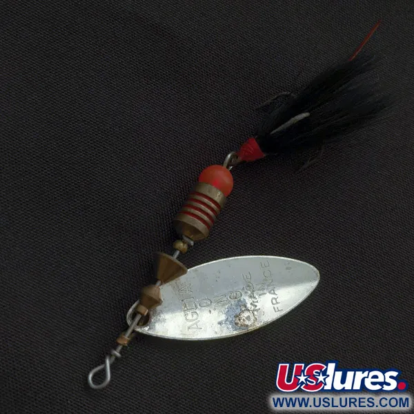 Vintage Mepps Aglia Long 1Dressed, 3/16oz spinning lure #22468