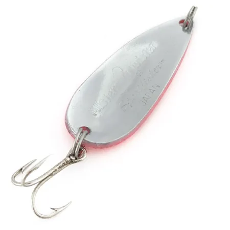 Vintage Mister Twister Sonic Spoon, 2/5oz red/black/silver fishing spoon #22488