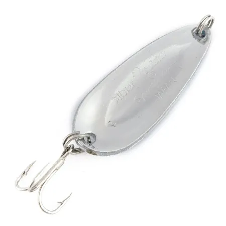 Vintage Mister Twister Sonic Spoon, 1/4oz nickel/blue/white/pearl fishing spoon #22489