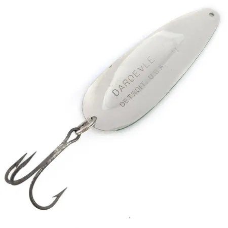 Vintage Eppinger Dardevle Detroit, 1oz Green Devle fishing spoon #22493