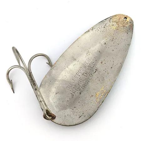 Vintage Lou J. Eppinger Dardevle 300 Series Huskie Devle, 3 1/4oz Frog fishing spoon #22500