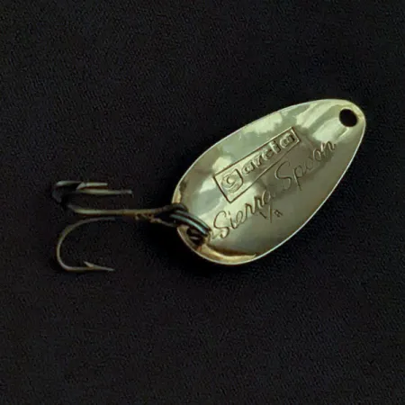 Vintage Abu Garcia Garcia Sierra Spoon, 3/32oz gold/red/white fishing spoon #22514
