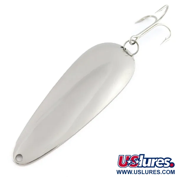 Vintage   Blue Fox Aqua Spoon, 3/4oz nickel fishing spoon #22526