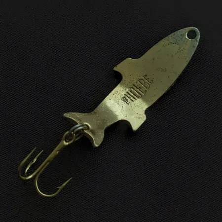 Vintage Acme Phoebe, 1/8oz gold fishing spoon #22536