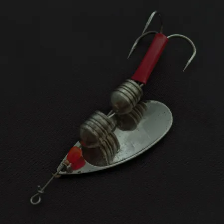 Vintage Heddon HEP 4, 2/5oz nickel spinning lure #22540