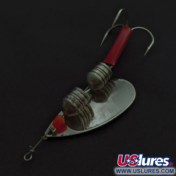 Vintage   Heddon HEP 4, 2/5oz nickel spinning lure #22540
