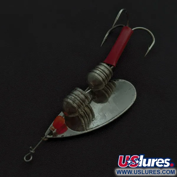 Vintage Heddon HEP 4, 2/5oz nickel spinning lure #22540