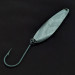 Vintage    Luhr Jensen Coyote spoon Glow, 1/4oz nickel/green/white Glow - glows in the dark fishing spoon #22552