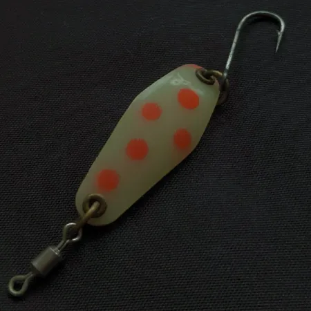 Vintage  Martin Tackle RMA Reel Magic, 3/64oz white/red fishing spoon #22556