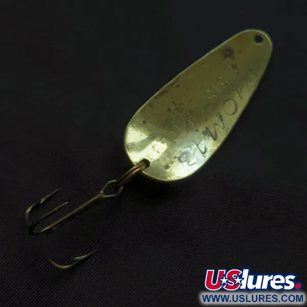 Vintage   Thomas Cyclone, 1/4oz brass fishing spoon #22559
