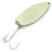 Vintage  Seneca Little Cleo (Hula Girl) UV, 3/4oz white/green UV fishing spoon #22560