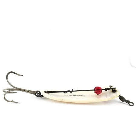 Vintage Hildebrandt Spinners Hildebrandt Pearl Spoon, 1/2oz white pearl fishing spoon #22569