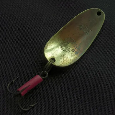 Vintage Thomas Colorado, 1/4oz bronze fishing spoon #22576