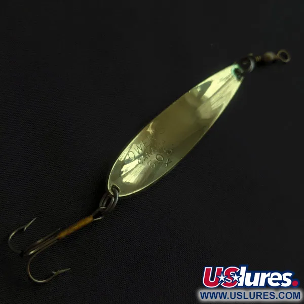 Vintage   Dominion Owen's Canada 305, 2/5oz gold fishing spoon #22581