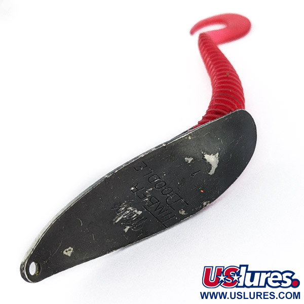 Vintage   Mepps Timber Doodle 1, 2/5oz black/red fishing spoon #22584