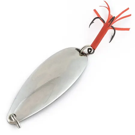 Vintage Johnson Sprite, 3/5oz nickel fishing spoon #22587