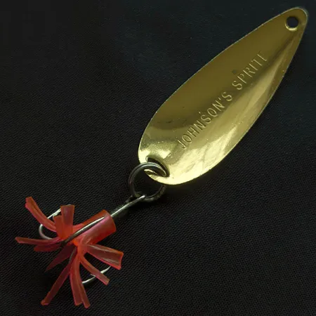 Vintage Johnson Sprite, 1/3oz gold fishing spoon #22588