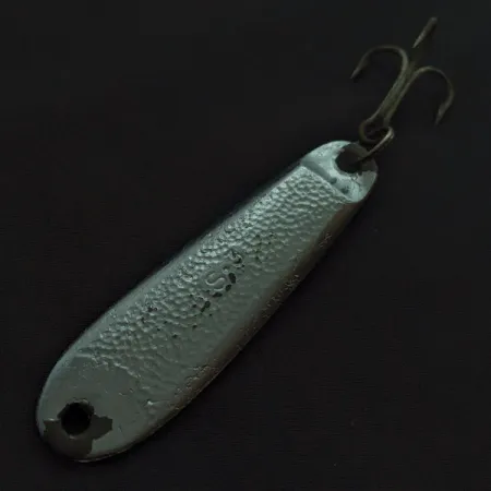 Vintage Atlantic Lures S3, 3oz nickel fishing spoon #22590