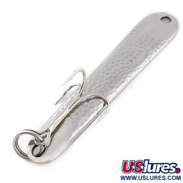 Vintage   Hopkins No=Eql 3, 2oz nickel fishing spoon #22591