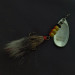 Vintage   Mepps Aglia 4 Dressed, 1/3oz nickel/red/white spinning lure #22593