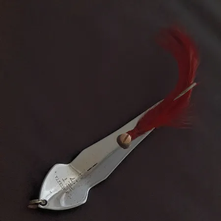 Vintage Tony Accetta Tony Acсetta Pet Spoon 17, 1 2/3oz nickel fishing spoon #22597