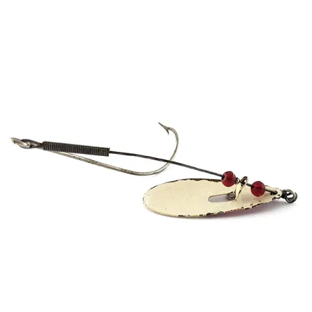 Vintage Marathon June-Bug, 3/16oz white/red spinning lure #22599