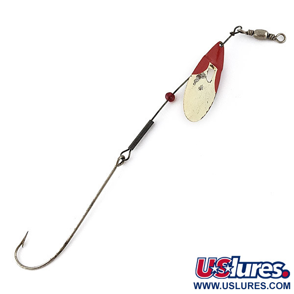 Vintage  Marathon Bait Company Marathon June-Bug, 3/16oz white/red spinning lure #22599