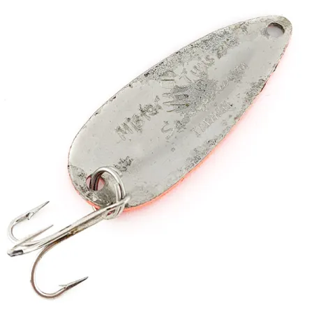 Vintage Mister Twister Sonic Spoon, 1/3oz red/black/nickel fishing spoon #22602