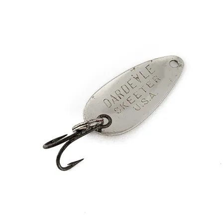 Vintage Eppinger Dardevle Skeeter, 1/32oz nickel fishing spoon #22605