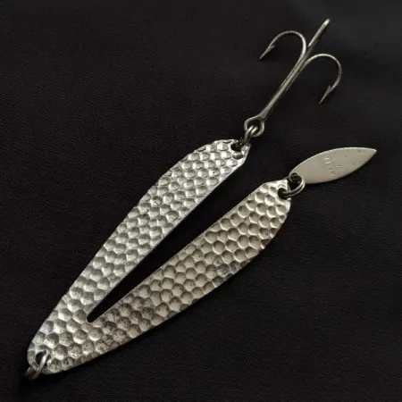 Vintage Weber W-2, 1/2oz nickel fishing spoon #22613