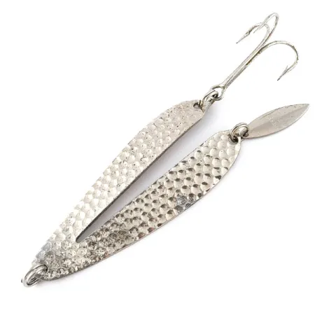 Vintage Weber W-2, 1/2oz nickel fishing spoon #22613