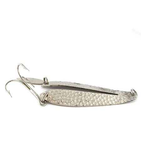 Vintage Weber W-2, 1/2oz nickel fishing spoon #22613